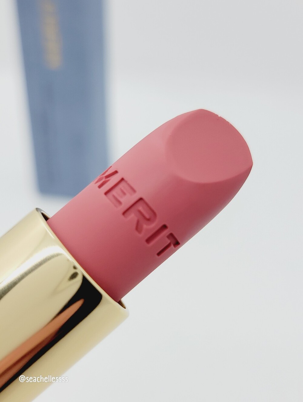 Andie Merit Lightweight Lip Blush Matte Brand New In Box Full Size Baby Pink
